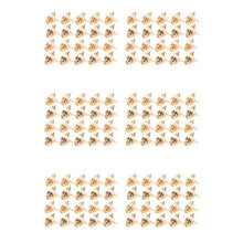 120Pcs Gold Plated RCA Terminal Jack Plug Female Socket Chassis Panel Connector for Amplifier Speaker