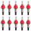 20 Pcs Underfloor Heating Manifold Flow Meter, Visual Flow Monitoring Regulator for Underfloor Heating Systems(1/2) 2