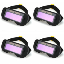 4X Auto Darkening Welding Helmet Durable Automatic Light Change Anti-Glare Eyes Shied Goggle Glasses Masks Autos Shades