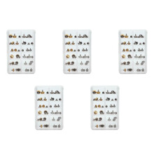 240PCS Watch Crowns Watch Waterproof Replacement Assorted Repair Tools with Box