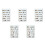 240PCS Watch Crowns Watch Waterproof Replacement Assorted Repair Tools with Box 1