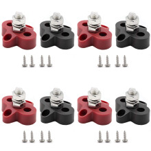 8 Stks 5/16 Inch 48 V Busbar Power Terminal Block M8 Positieve Negatieve Stroomverdeling Stud voor RV Schip Boot