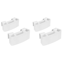 4er-Pack Töpferscheiben-Werkzeughalter-Organizer mit Verstellbaren Trennwänden für Effiziente Aufbewahrung (6 X 2,5 X 1,6 Zoll)