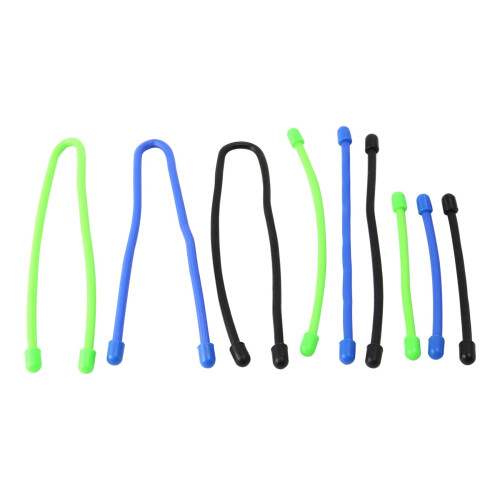 36Pcs Abraçadeira de Silicone, Abraçadeira Reutilizável, Cintas de Abraçadeira, 4 Polegadas, 6 Polegadas, 12 Polegadas 1