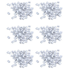 2mm Aluminium Doppel Loch Draht Seil Klemme Clip Hülse 480 Stücke