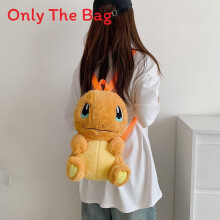 (Style6)Pokémon And Sanrio Plush Cartoon Crossbody Bag For Girls Soft Fabric With Zipper Closure For Casual And Travel Use