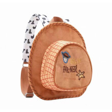 (Backpack)Pixar 5 Woody Cartoon Plush Bag With Cowboy Hat For School And Travel