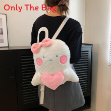 (Style16)Pokémon And Sanrio Plush Cartoon Crossbody Bag For Girls Soft Fabric With Zipper Closure For Casual And Travel Use