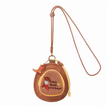 (Wallet)Pixar 5 Woody Cartoon Plush Bag With Cowboy Hat For School And Travel