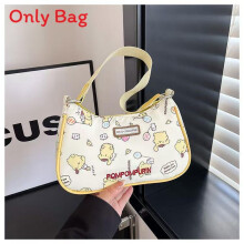 (Style 9)Hello Kitty Cartoon Print Nylon Small Purse With Zipper Closure For Daily Use