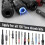 24PCS Bit Holders Keychain, 1/4 Inch Hex Shank Bit Holders, Quick-Change Design for Nut Driver, Screwdriver & Drill Bits 6
