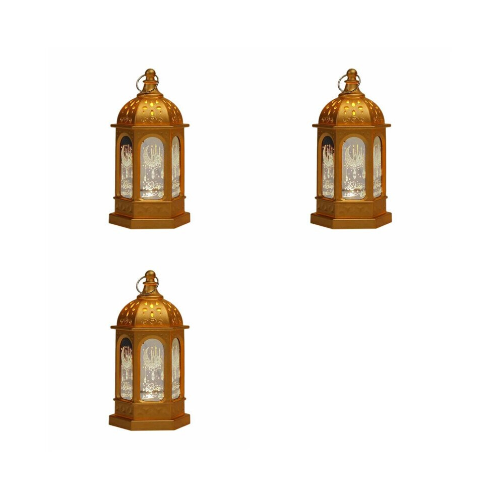3X Eid Mubarak Led Lantern Ornaments Ramadan Lantern Nightlight Lighting Home Decorations Ramadan Festival Party Gifts,J 6031819263618