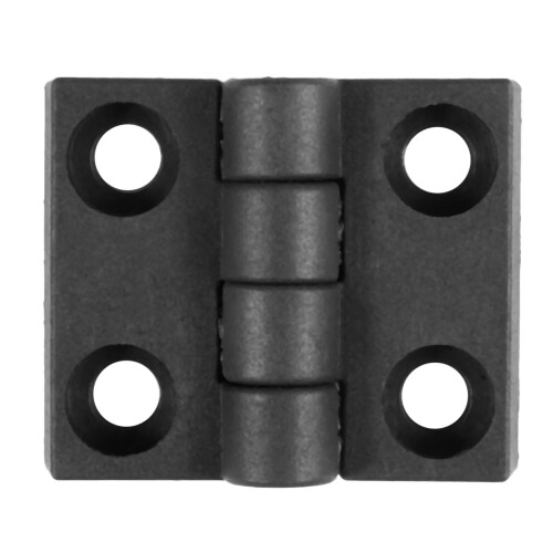 3Pcs 63mm x 50mm Cabinet Plastic Hinge Door Hinges Hinge Black 1