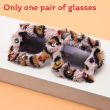(Leopard)Óculos de sol quadrado preto designer com proteção Uv400 para rua estilo urbano