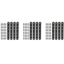 12 PCS Flat Straight Bracket Stainless Steel Mending Plate for Wood Metal Repair Joining Bracket for Furniture Wooden