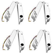 4X Electric Drop Bolt Lock 4 Wires DC12V Electronic Mortise Locks Wooden Door Lock Lron Door Lock