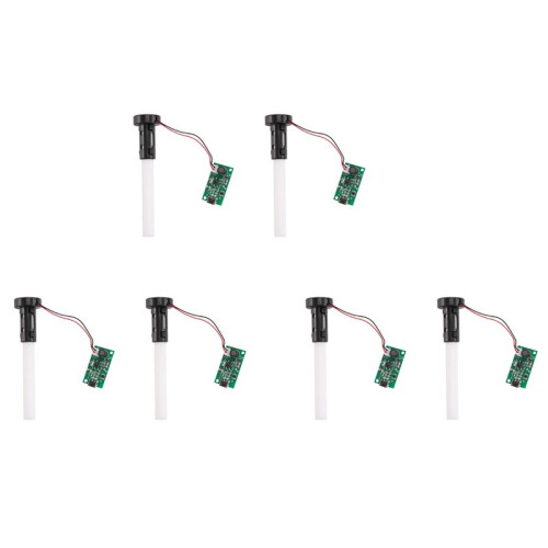 USB  Humidifier Mist Driver Circuit Board Fogger Atomization Film Atomizer Sheet Diy Kits 6Pcs