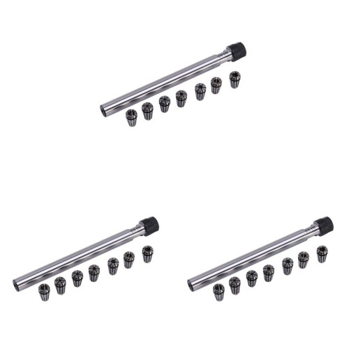 C10 Er8A 100L Collet Chuck Holder + 21Pcs Precision Er8 Spring Collet Set