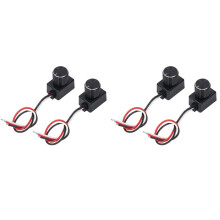 Lot de 4 Variateurs LED à Intensité Variable, Variation de 5 % à 100 %, Bouton PWM, 12-24 V pour Éclairage de Bandes LED (Camping-Car,