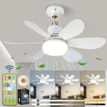 Ventilatore da soffitto - YYV - 40W - 6 pale - 3 velocità - attacco E27 - 52 cm