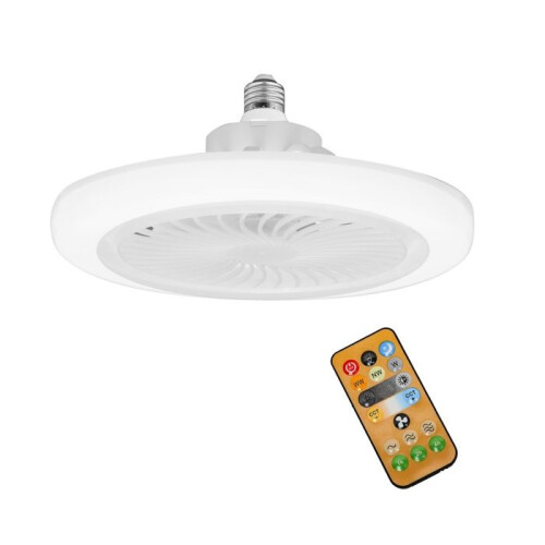 Ανεμιστήρας οροφής LED 30W με τηλεχειριστήριο – Αθόρυβο κρεμαστό φωτιστικό με