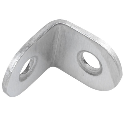 80Pcs 20mm x 20mm 90 Degree Shelf Support Corner Brace Angle Bracket 2