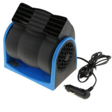 Komfort vozidla, 12V auto, nastaviteľný ventilátor, tichý, s adaptérom do zapaľovača, pre vozidlá - typ H01
