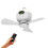 Ventilatore da soffitto - PRUMYA - Modello USB - 8000mAh - Telecomando - LED 1