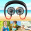 Portable Fan - Control Future - Upgraded Version - Black - Rechargeable - Hands Free 1