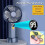 Mini Fan - USB - Portable - 5 Speeds - Blue - 10,000 mAh 1