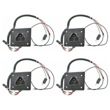 4X for EZGO TXT / RXV Charger Receptacle 48V Cart with Delta-Q Charger 602529