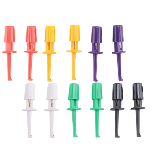 6-Color 36-Piece Test Probe Hook  IC Test Hook Suitable for Multimeter SMT SMD Wire Kit 1