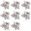 160 Pcs Keychain Key Ring Hang Tooth Shape Cute Dental Gift 1