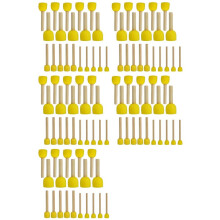 100 STKS Ronde Sponzen Penselenset Kindertekengereedschappen - Sponsschilderset DIY-Schildergereedschappen in 4 Maten voor Kinderen