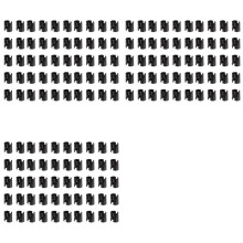 150pcs Clips for Wire Shelving Wire Shelving Lock Clips Shelving Sleeves Shelving Sleeves Replacement Shelf Lock Clips