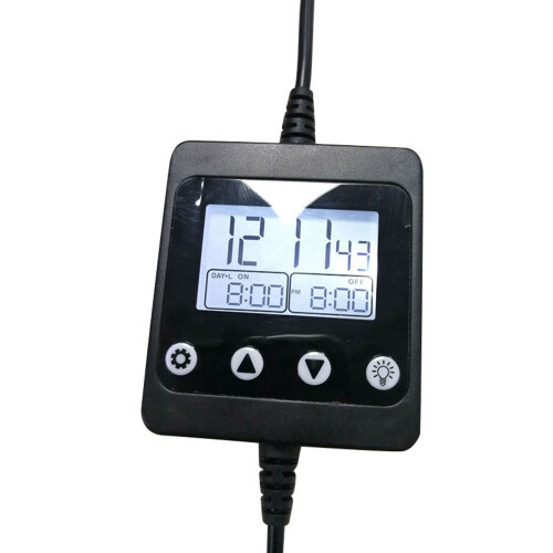 2X New Aquarium LED Light Controller Dimmer Modulator with LCD Display for Fish Tank Intelligent Timing Dimming System 1