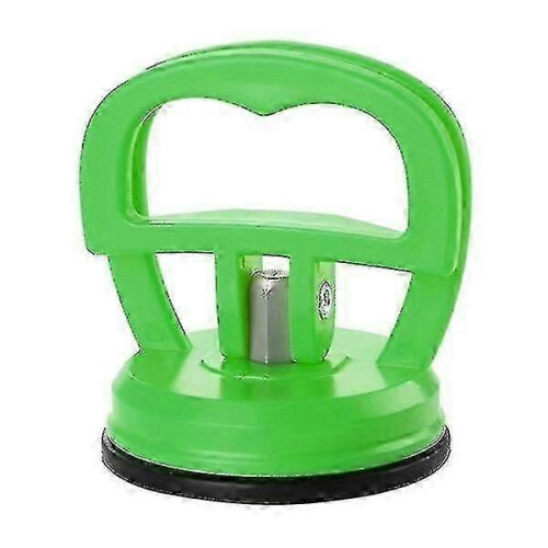 (Green) 2pcs Suction Cup Dent Puller Handle Lifter Car Dent Puller Remover For Car Dent Repair, Glass, Tile, Mirror 1