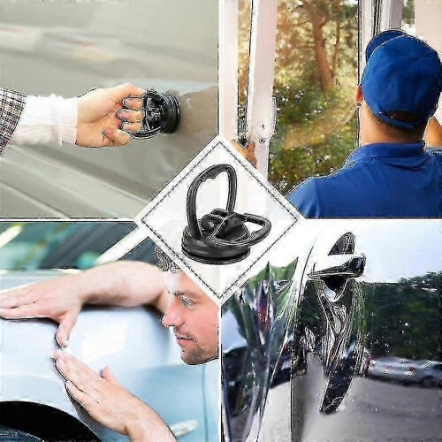 (Green) 2pcs Suction Cup Dent Puller Handle Lifter Car Dent Puller Remover For Car Dent Repair, Glass, Tile, Mirror 2