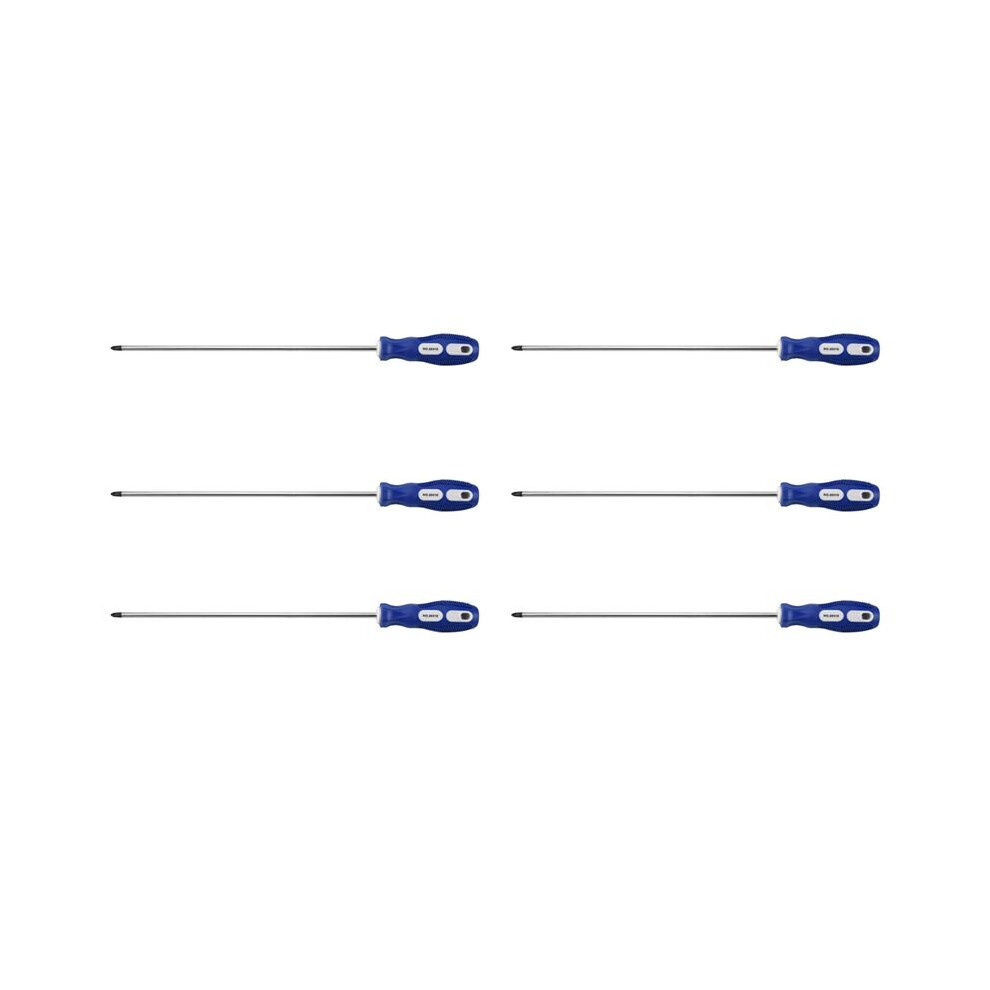 6Pcs 12 Inch Length Shank 6Mm Magnetic Tip Phillips Screwdriver 6031758897639