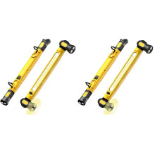 2X Werklampbalk voor Onder de Motorkap, 3000LM LED Magnetische Lampbalk met Haken, Oplaadbare Motorkaplamp voor Monteurs/Autoreparaties