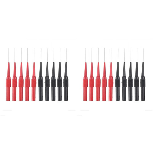 20Pcs Diagnostic Tools Multimeter Test Lead Extention Back Piercing Needle Tip Probes Autotools Automotive Kit 0.7MM