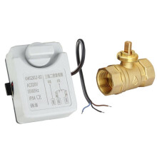 3X AC220V 2 Way DN20 with Manual Brass Motorized Valve 3-Wire Two Control Electric Actuator