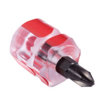 6 Pcs Flat Phillips Screwdriver Screw Driver Short Small Split Repair Tools Kit Set Green+Red