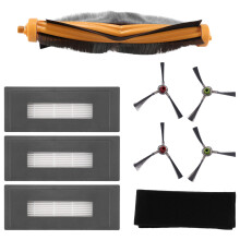 Replacement Accessories Kit Compatible For Deebot Ozmo 930 Robotic Vacuum Cleaner, 1 Main Brush 3 High Efficiency Filters 4 Side Brushes