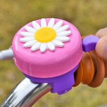 (Pink Purple)Cloche de vélo pour enfants klaxon garçons et filles streamer équitation scooter accessoires