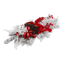 5X Christmas Swag, Stair Christmas Garland for Stairs, Door, Fireplace, Outdoor Indoor Christmas Decor 60x30cm Red