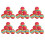 300Pcs  Swing Training Aids Indoor Practice Sponge Foam Rainbow Balls 1