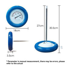 2X Underwater Thermometer Large Floating Plate Water Temperature Meter Thermometer Bathtub Pool Temperature Monitor