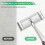 No-Flip Drywall Pole Sander  with Quick Release Clips, Universal Thread for Wall and Ceiling Sanding 5