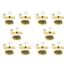 40Pc Bumble Bee Honey Girls Kids Fairy Halloween Fancy Dress Party Costume
